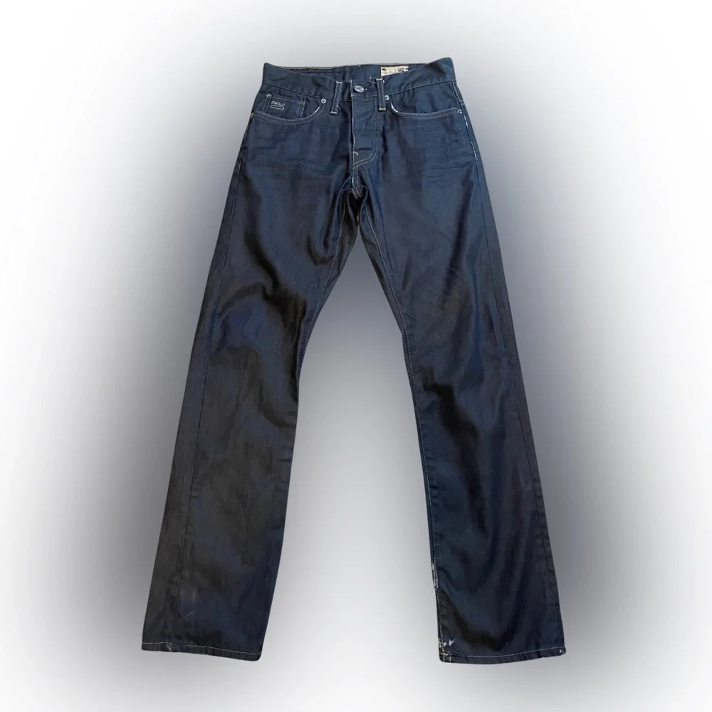 G-Star Raw 3301 vintage men size 28 jeans in dark denim wash/minor distressing